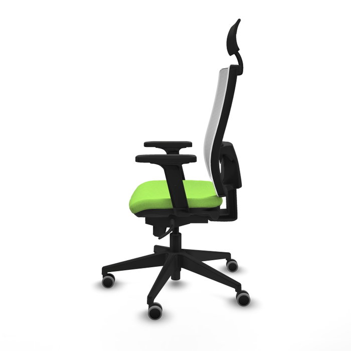 PIQUERAS Y CRESPO Silla de oficina Horna con mecanismo Sincro, Pistacho y Blanco PIQUERAS Y CRESPO Silla de oficina Horna con mecanismo Sincro, Pistacho y Blanco