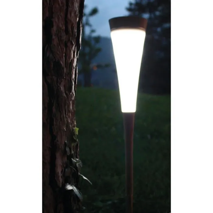 AUCUNE Lámpara solar de caña corta, 30 lúmenes, blanco AUCUNE Lámpara solar de caña corta, 30 lúmenes, blanco