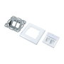 LogiLink NK4020 Toma Keystone de 2 módulos RJ-45 Blanco