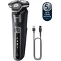Philips Afeitadora Shaver Series 5000 S5898/25 con Tecnología SkinIQ, Afeitado Wet & Dry, Hasta 60 Minutos de Autonomía