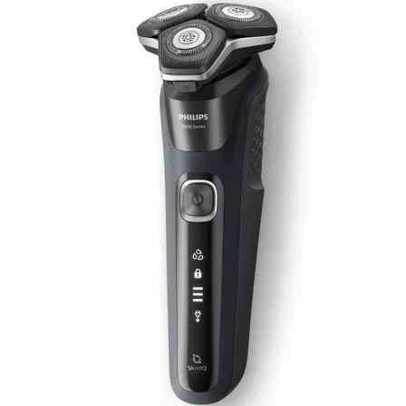 Philips Afeitadora Shaver Series 5000 S5898/25 con Tecnología SkinIQ, Afeitado Wet & Dry, Hasta 60 Minutos de Autonomía