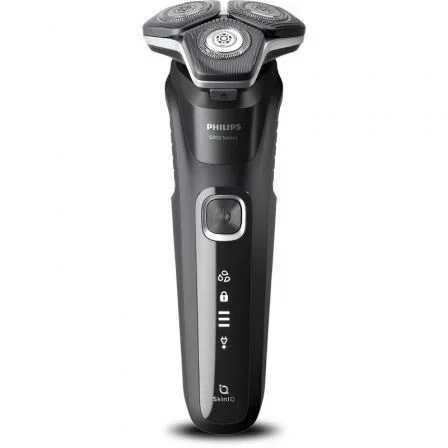 Philips Afeitadora Shaver Series 5000 S5898/25 con Tecnología SkinIQ, Afeitado Wet & Dry, Hasta 60 Minutos de Autonomía