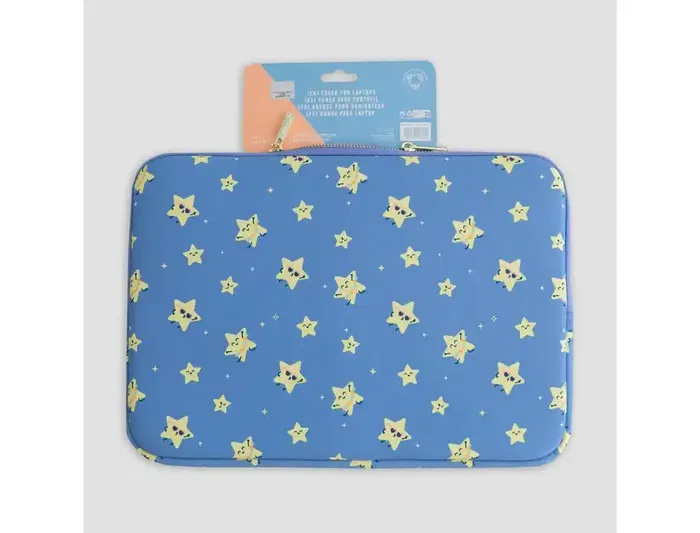 Mr.Wonderful Funda para Portátil 14' Estrellas, Wondee, Universal, Acolchada, 250x30x360 mm, Protección Antigolpes