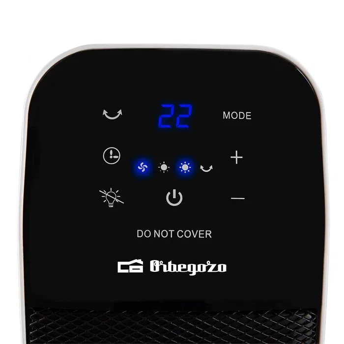 Orbegozo CR 5029 Calefactor Cerámico de Torre 2000 W Negro