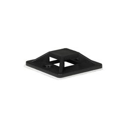 ProXtend Clips Adhesivos para Cables 25mm x 25mm Negros 50uds
