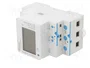 FINDER Controlador para raíl DIN OC -25÷70°C 999999,9kWh
