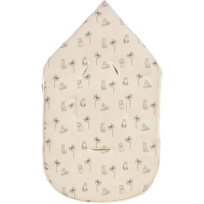 Candide Nido para bebé CAN3275051761201 70 cm 0/3 meses Blanco con estampado de tigre