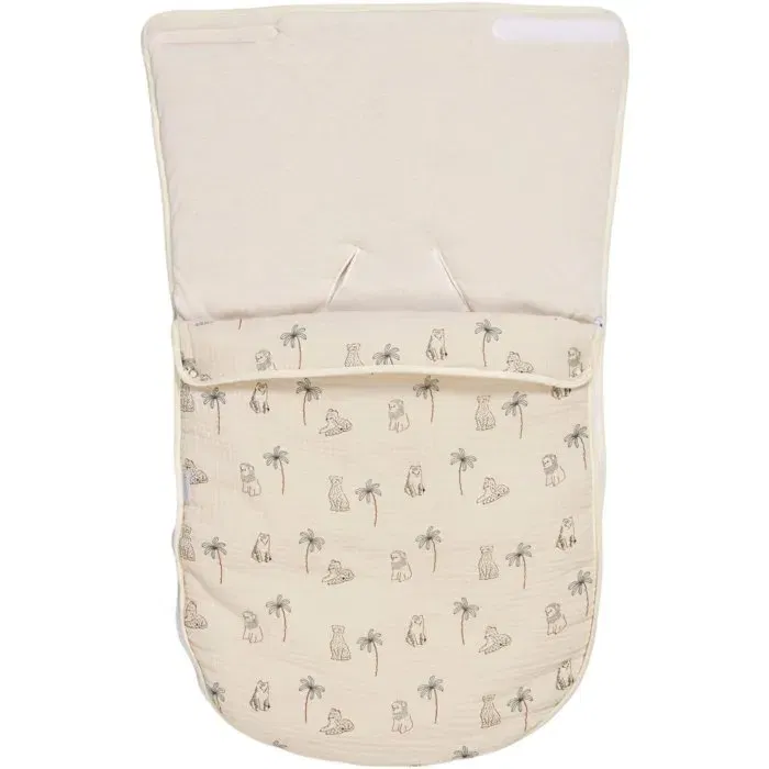 Candide Nido para bebé CAN3275051761201 70 cm 0/3 meses Blanco con estampado de tigre