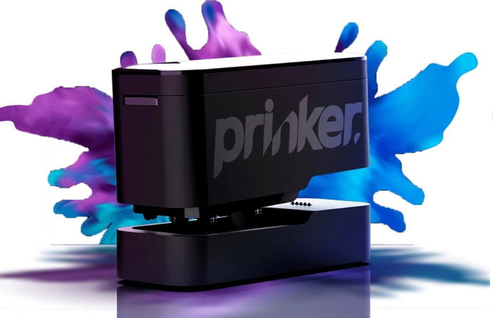 Prinker S PRINKER_SB Impresora portátil para tatuajes temporales con app, 12.000 diseños Prinker S PRINKER_SB Impresora portátil para tatuajes temporales con app, 12.000 diseños