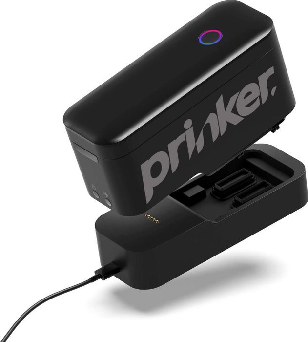 Prinker S PRINKER_SB Impresora portátil para tatuajes temporales con app, 12.000 diseños Prinker S PRINKER_SB Impresora portátil para tatuajes temporales con app, 12.000 diseños
