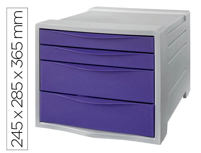 Esselte Fichero de sobremesa Colour Breeze 4 cajones Lavanda Esselte Fichero de sobremesa Colour Breeze 4 cajones Lavanda