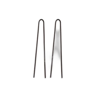 Eurostil 200 Horquillas Invisibles Negras 70mm