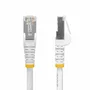 StarTech Cable Ethernet CAT8 Patch S/FTP - 3m Blanco - 40G/25G - 2000MHz - PoE++ 100W - Cobre Puro 26AWG - Snagless - NLWH-3M-CAT8