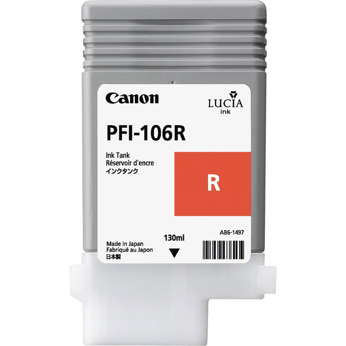 Canon PFI-106R Cartucho de Tinta Rojo 130ml