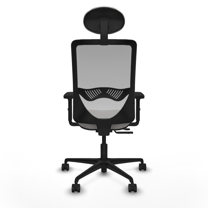 PIQUERAS Y CRESPO Silla de oficina Zulema con mecanismo Sincro/Traslack, Blanco y Gris PIQUERAS Y CRESPO Silla de oficina Zulema con mecanismo Sincro/Traslack, Blanco y Gris