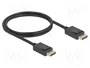DeLOCK Cable DisplayPort 2.1 16K/8K 40 Gbps 1 m