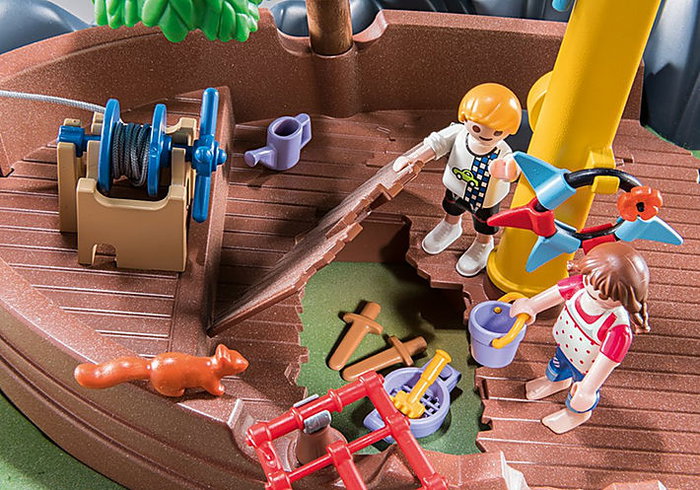 PLAYMOBIL Parque de Aventuras con Barco Naufragado 70741