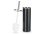 Berilo Escobillero de Acero Negro para Baño, Dimensiones: 10 x 27 x 10 cm, Material Metal (Acero SS) y Plástico (PP) (Set de 12)