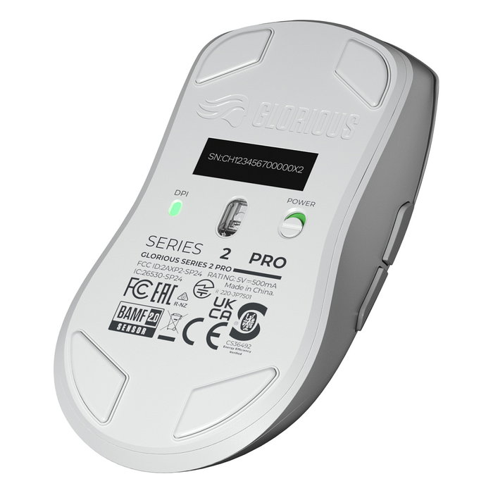Glorious Series 2 PRO Wireless Gaming Maus - weiß