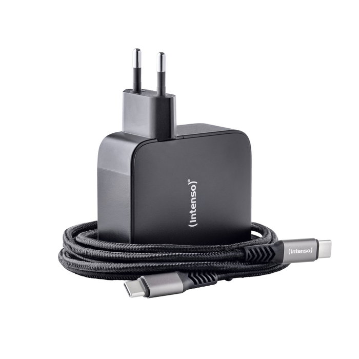 Intenso Kit Cargador GaN W140A3C con 3x USB-C, 1x USB-A y Cable USB-C Intenso Kit Cargador GaN W140A3C con 3x USB-C, 1x USB-A y Cable USB-C