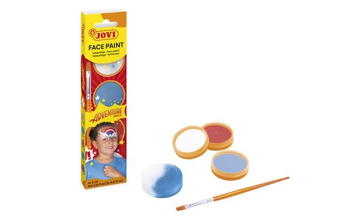 Jovi Maquillaje en Crema Adventure Estuche de 3 Botes de 8 ml con Accesorios