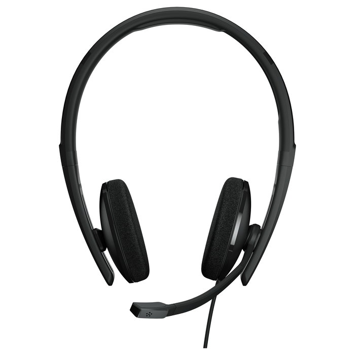 EPOS Adapt 160T USB - Auriculares Diadema Alámbricos USB para Oficina, Supraaurales, Negro, con Micrófono con Cancelación de Ruido, Certificados para Microsoft Teams