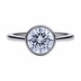 Diamonfire Anillo de Plata de Ley con Circonita de 8mm
