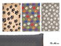 Mascow Cuna para Mascota Huellas Surtidos Colores 70 x 45 cm (Set de 12)