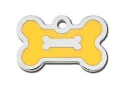 Kruuse Placa Hueso Pequeño Amarillo Epoxy