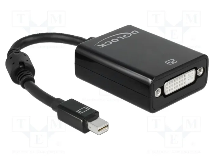 DeLOCK Adaptador mini DisplayPort a DVI Negro DeLOCK Adaptador mini DisplayPort a DVI Negro