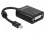 DeLOCK Adaptador mini DisplayPort a DVI Negro