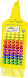 Marcador Fluor Faber-Castell Textliner 1546 Surtido Expositor De 60 (15X Amarillo, 10X Naranja, 5X Rojo, 10X Rosa, 5X Violets, 5X Azul, 10X Verds)