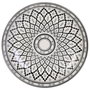 Home Deco Factory Plato Mirage Ø 25.5 cm x 4.5 cm Colección Oriental Estampado Interior