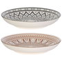Home Deco Factory Plato Mirage Ø 25.5 cm x 4.5 cm Colección Oriental Estampado Interior
