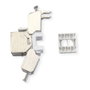 VALUE 21.99.1807 Keystone Jack RJ-45 Cat8 1 Gbps Clase I, Blindado, Montaje sin Herramientas, Color Plata