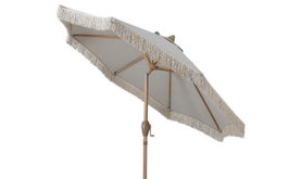 DKD Home Decor Parasol Terraza y Jardin 246 x 246 x 240 cm Acero Algodón
