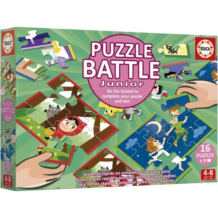 Educa Battle Jr Contes Rompecabezas 16 piezas AUC1740506784886