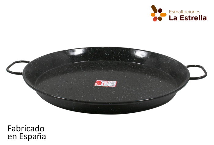 La Estrella Paellera Valenciana Jaspeada 46 cm (12 Rac), 56x46x5 cm, Acero (8 Unidades) La Estrella Paellera Valenciana Jaspeada 46 cm (12 Rac), 56x46x5 cm, Acero (8 Unidades)
