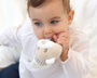 KioKids Mordedor Peluche Osito Con Gorro Para Bebé +0 Meses Beige Dolci Amici