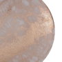 Ixia Bandeja de Centro de Mesa de Cristal Cobre Rosado 32 x 32 cm