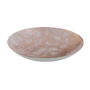 Ixia Bandeja de Centro de Mesa de Cristal Cobre Rosado 32 x 32 cm