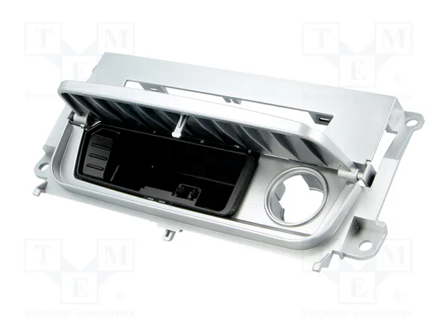 ACV Bastidor de montaje de radio 2 DIN para BMW, color plata