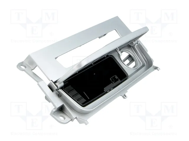 ACV Bastidor de montaje de radio 2 DIN para BMW, color plata
