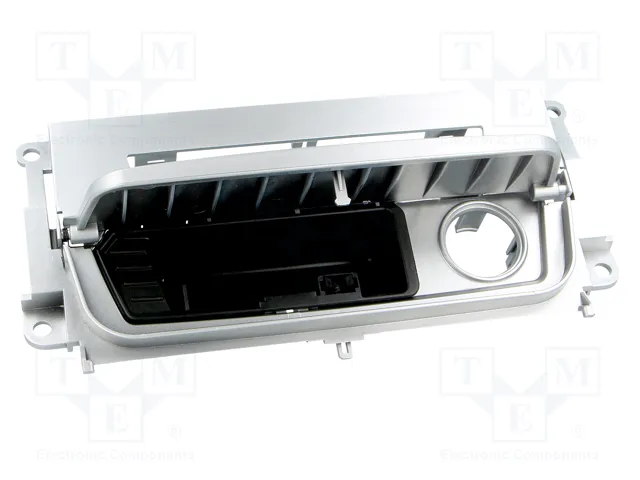 ACV Bastidor de montaje de radio 2 DIN para BMW, color plata