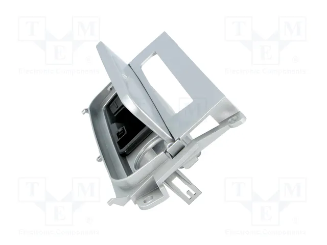 ACV Bastidor de montaje de radio 2 DIN para BMW, color plata