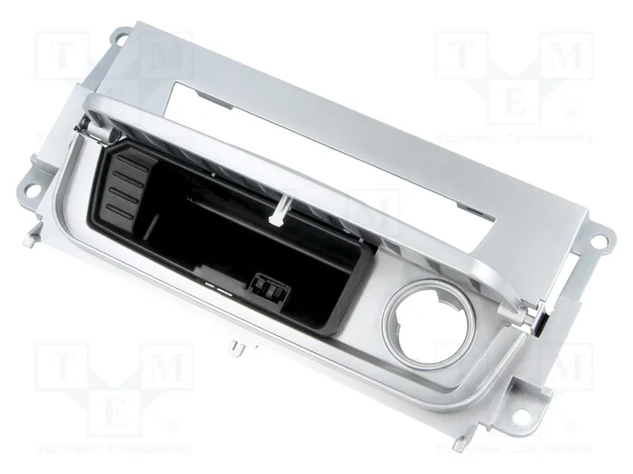 ACV Bastidor de montaje de radio 2 DIN para BMW, color plata