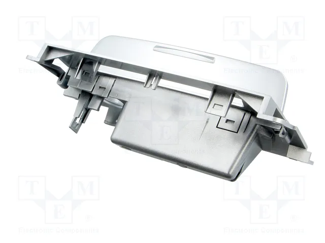 ACV Bastidor de montaje de radio 2 DIN para BMW, color plata