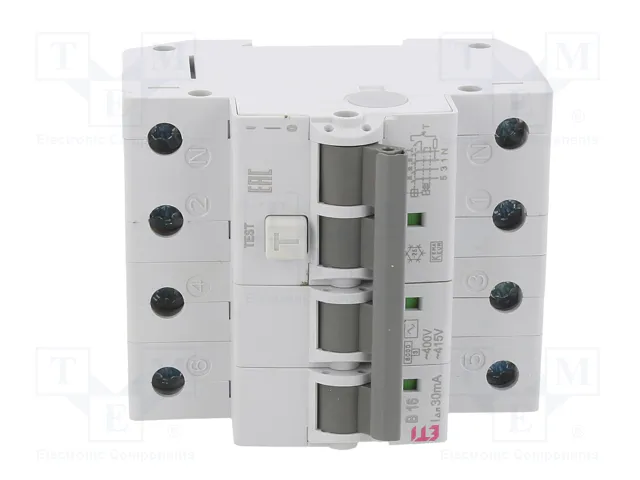 ETI POLAM RCBO KZS-4M 3P+N AC 16A/30mA