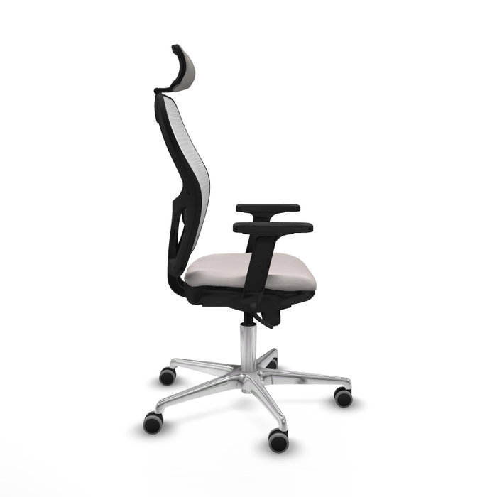 PIQUERAS Y CRESPO Silla de oficina Jorquera con mecanismo Sincro, Blanco PIQUERAS Y CRESPO Silla de oficina Jorquera con mecanismo Sincro, Blanco