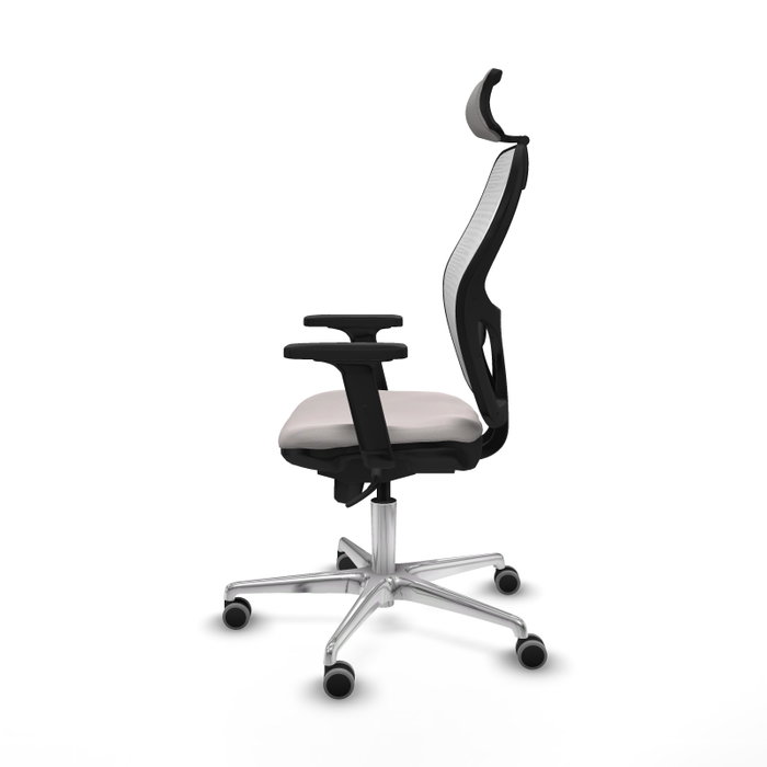 PIQUERAS Y CRESPO Silla de oficina Jorquera con mecanismo Sincro, Blanco PIQUERAS Y CRESPO Silla de oficina Jorquera con mecanismo Sincro, Blanco